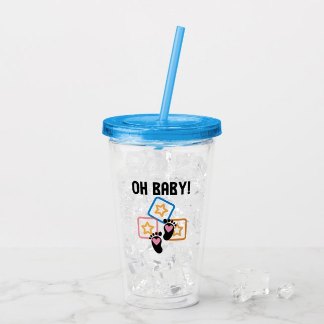 Oh Baby.w Acrylic Tumbler (Back Ice)
