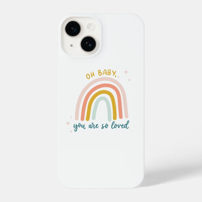 Oh Baby You Are So Loved iPhone Case (Back)