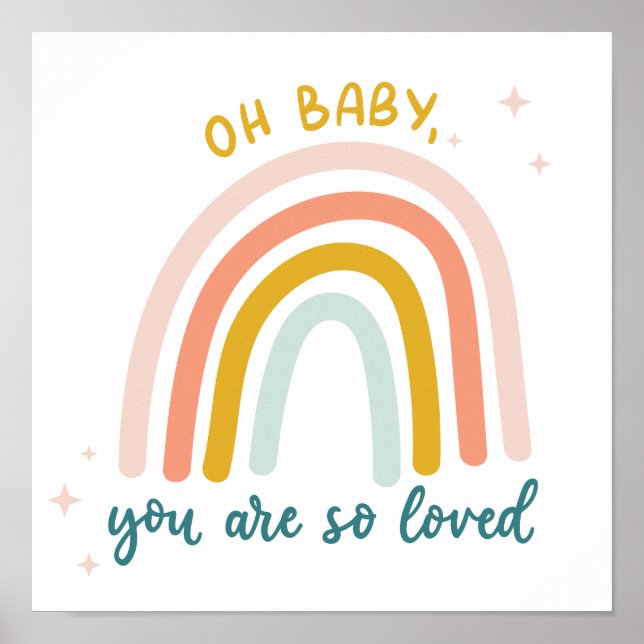 Oh Baby You Are So Loved Poster (Front)