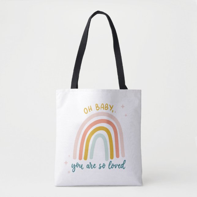 Oh Baby You Are So Loved Tote Bag (Front)