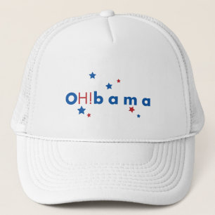 OH!bama - Blue & Red Stars Trucker Hat