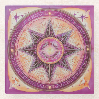 Oh Beautiful Star  Glass Coaster