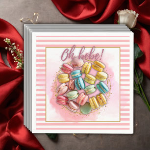 Oh bebe French Patisserie Baby Shower Napkin
