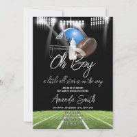 Oh Boy American Football Little Star Baby Shower