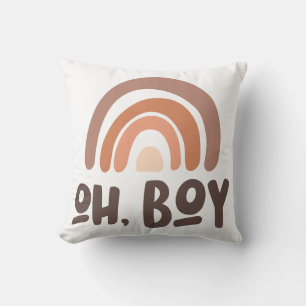 Oh Boy Baby Rainbow Cushion