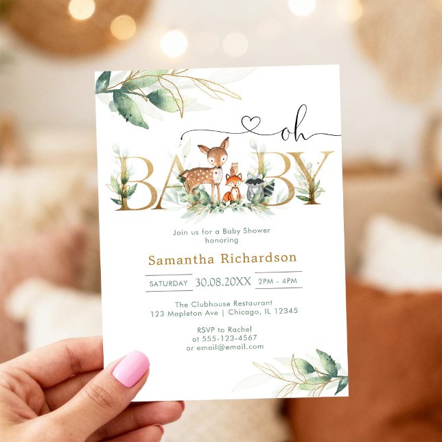 Oh Boy Baby Shower Invitation (Creator Uploaded)
