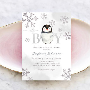 Oh Boy Baby Shower Invitation