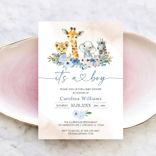 Oh Boy Baby Shower Invitation (Creator Uploaded)