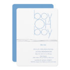 Oh Boy | Baby Shower Invitation