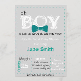 Oh Boy Baby shower invite
