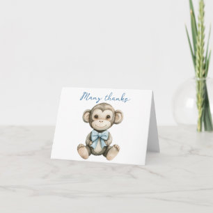Oh Boy Baby Shower Thank You Card – Matching 