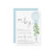 Oh Boy Blue Balloon Eucalyptus Baby Shower Invitat