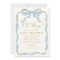 Oh boy Blue Ribbon Cute Elegant Baby Shower 