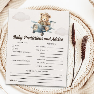 Oh Boy, Brown Bear Baby shower boy