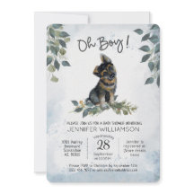 Oh Boy! Dog Baby Shower 