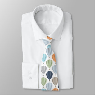 OH BOY Hot Air Balloons Pattern Tie