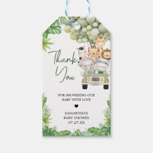 Oh Boy Jungle Safari Baby Shower Favour Tags