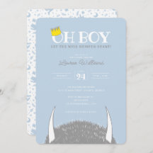 Oh Boy | Let the Wild Rumpus Start Baby Shower