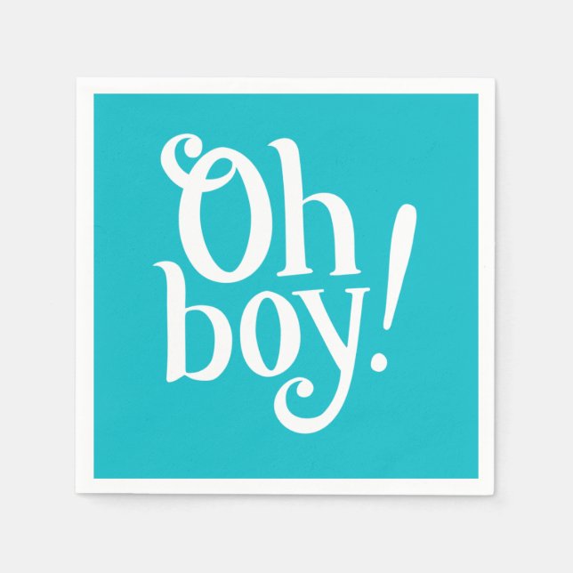 Oh boy! napkin (Front)