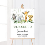 Oh Boy Safari Baby Shower Welcome Poster<br><div class="desc">Make your event special with this Jungle Baby Shower with our cute and lovely printable Welcome Sign featuring adorable Safari Animals Baby Shower theme. Download,  personalise,  and create lasting memories with this perfect touch for your joyous celebration!

BS391</div>
