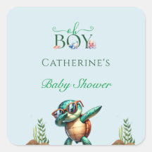 Oh Boy Under The Sea Turtle Baby Shower