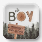 Oh Boy - Woodland Rustic Baby Shower 