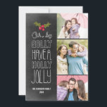 Oh By Golly Holiday Photo Card<br><div class="desc">Celebrate the season with this modern and stylish holiday card from Berry Berry Sweet. Visit WWW.BERRYBERRYSWEET.COM for more of our stylish holiday collections.</div>