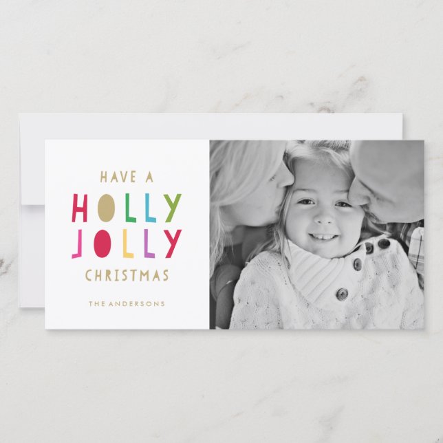 Oh By Golly | Holiday Photo Cards (Front)