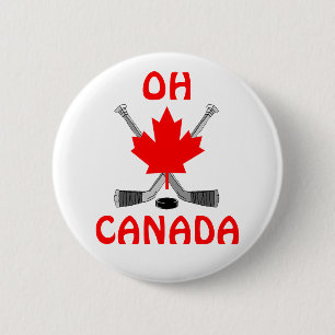 Oh Canada 6 Cm Round Badge