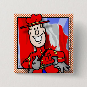 Oh Canada EH! 15 Cm Square Badge