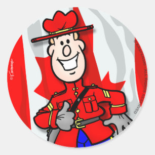 Oh Canada EH! Classic Round Sticker