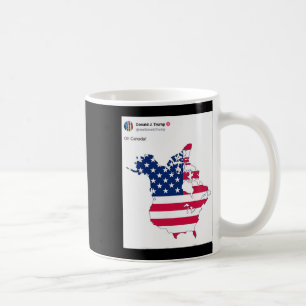 Oh Canada Funny Trump Map Of Usa  Coffee Mug