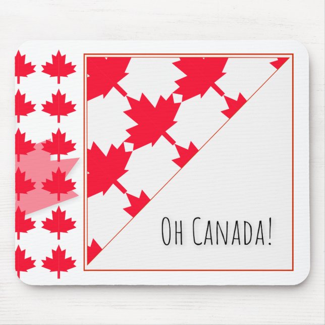 Oh Canada Mouse Mat (Front)