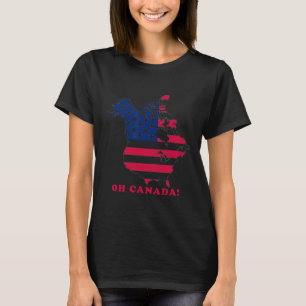 Oh Canada The 51 State Funny Trump Oh Canada 2025 T-Shirt