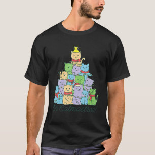 Oh Catmastree Christmas Catmas Christmas Tree Cat T-Shirt