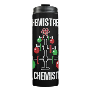 Oh Chemist Tree Chemistree Pun Science Thermal Tumbler