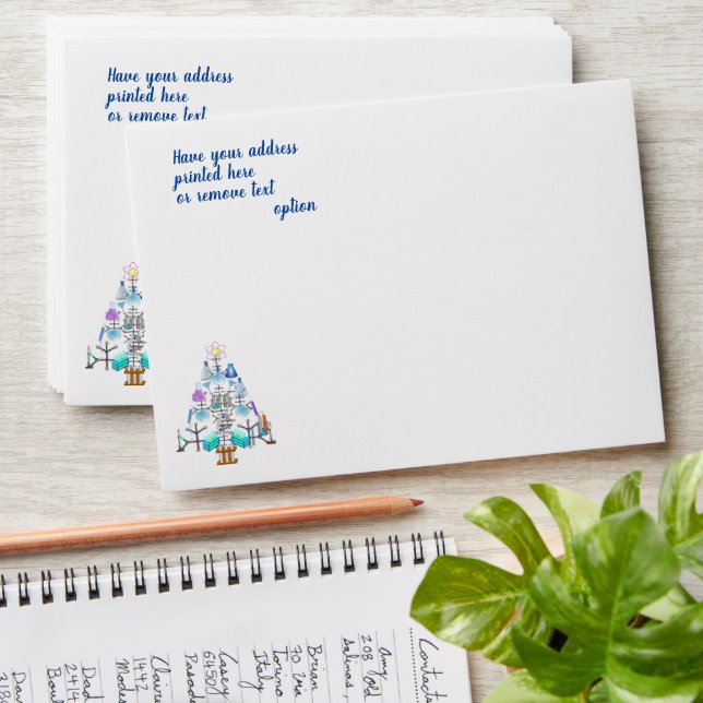 Oh Chemist Tree, Oh Christmas Tree Envelope (Stacked)