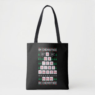 oh chemistree Chemist Science Christmas Tote Bag
