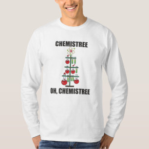 Oh Chemistree Christmas Chemistry Science teacher T-Shirt