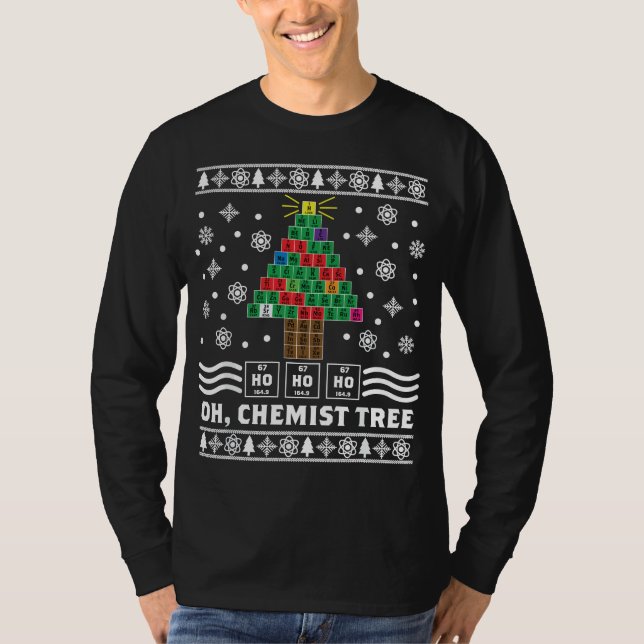Oh Chemistree Funny Science Design Gift  T-Shirt (Front)
