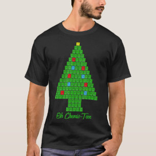 Oh ChemisTree Men Women Funny Chemistry Christmas T-Shirt