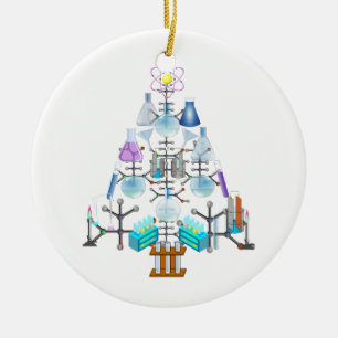 Oh Chemistry, Oh Chemist Tree Ceramic Tree Decoration