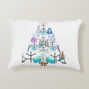 Oh Chemistry, Oh Chemist Tree Decorative Cushion