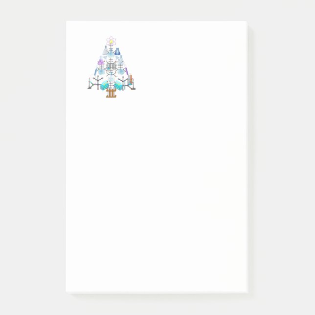 Oh Chemistry, Oh Chemist Tree Post-it Notes (Front)