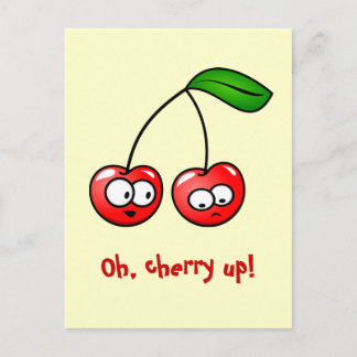 Oh, Cherry Up! Cherries Postcard