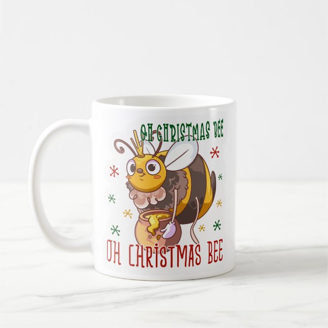 Oh Christmas bee  Coffee Mug (Left)