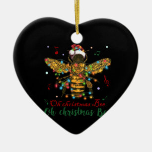 Oh Christmas Bee Oh Christmas Bee Ceramic Tree Decoration