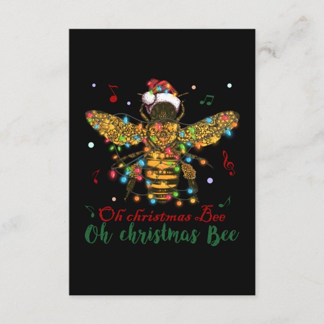 Oh Christmas Bee | Oh Christmas Bee Enclosure Card (Front)