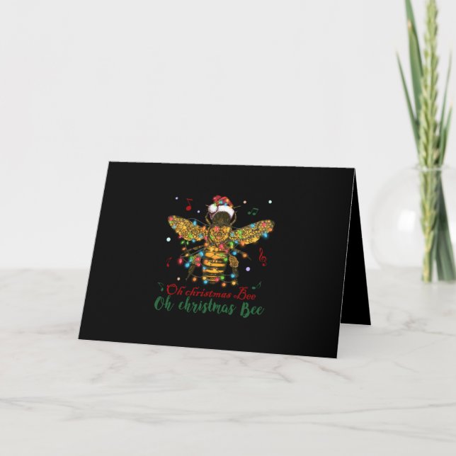 Oh Christmas Bee | Oh Christmas Bee Holiday Card (Front)