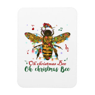 Oh Christmas Bee Oh Christmas Bee Light Magnet